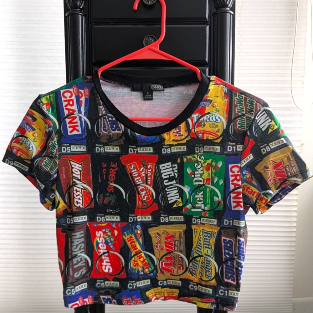 24HRS Junk Food Crop Top